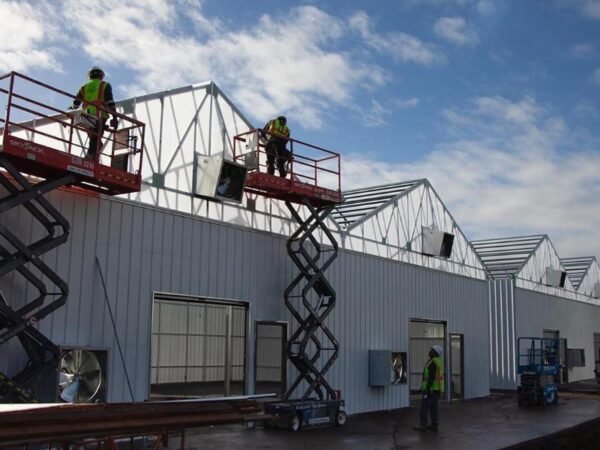 Multi Span PC Greenhouse Gable Style Polycarbonate Greenhouses